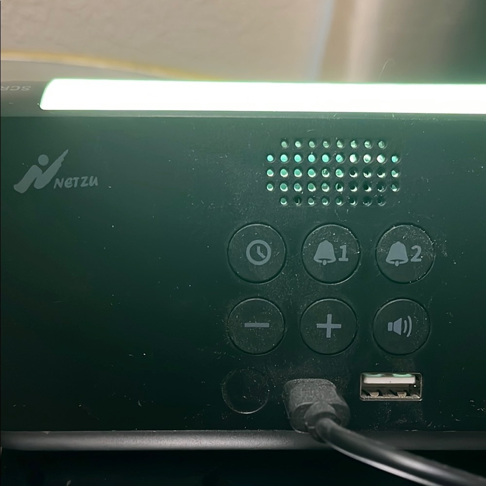 Digital Alarm Clock with LED Display - Picture 3 of 4